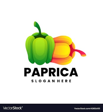 logo paprica gradient colorful style