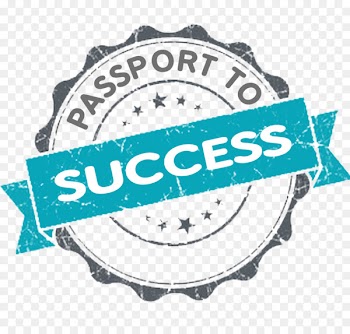 Logo Passports to Success Trademark Social media - coporate stamp 