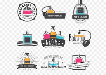 Logo Perfume Stock photography Aroma compound - Vector perfume logo 