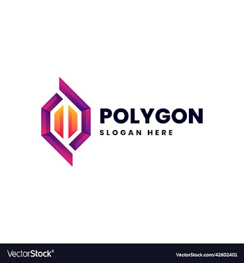 logo polygon gradient colorful style