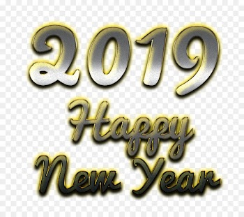Logo Portable Network Graphics Number Brand Clip art - happy new year 2019 text 
