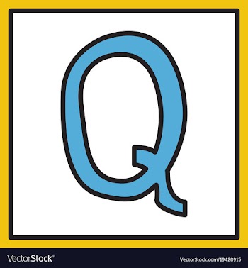 Logo quora website icon social media social vector image