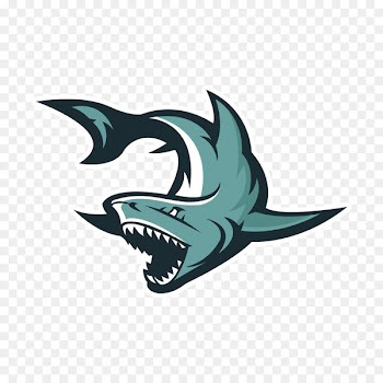 Logo Requiem shark Graphic design Behance - rooster mascot 