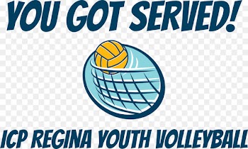 Logo Sand Gravel Brand Tournament - volleyball players 
