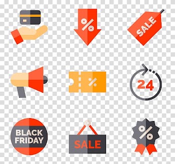 Logo Sign , black friday transparent background PNG clipart