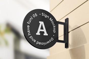 Logo Sign Mockup sign a drojumoo mockup  and have so junt 