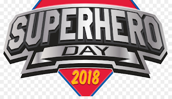 Logo Super Heroes Day and Trick-or-Treat Superhero Brand - hero ...
