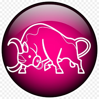 Logo Taurus Purple - Purple lines Taurus 