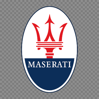 Logo Text Maserati Car Free Download PNG HD