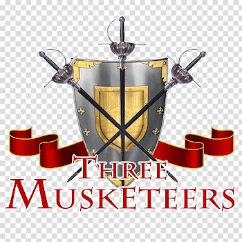 Logo The Three Musketeers Ribbon, ribbon transparent background PNG clipart