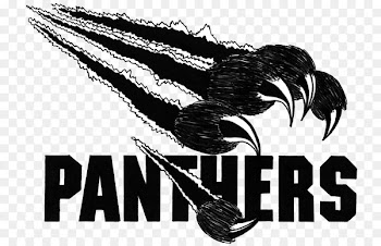 Logo Thonon Black Panthers American football Carolina Panthers - spoiler outline 