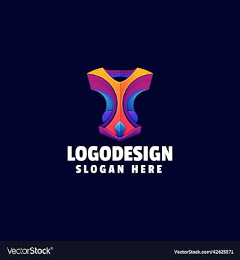 logo titan gradient colorful style