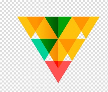 Logo Triangle Geometry Idea, Abstract triangle transparent background PNG clipart