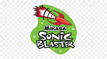 Logo Volleyball Mikasa Sports Sonic Blaster Brand - Brickhouse Creative Inc 