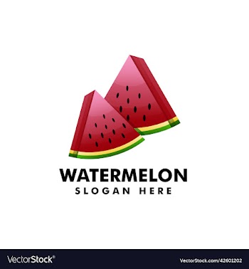 logo watermelon gradient colorful