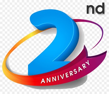 Logo Wedding anniversary Party - 2nd anniversary 