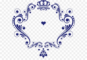 Logo Wedding - Crown pattern vector love logo 