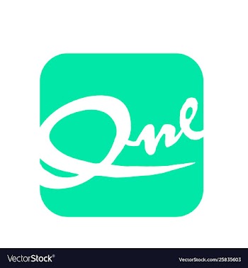 Logo with rectangle concept vector image