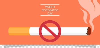Logo World No Tobacco Day Designer, World no smoke cartoon design transparent background PNG clipart