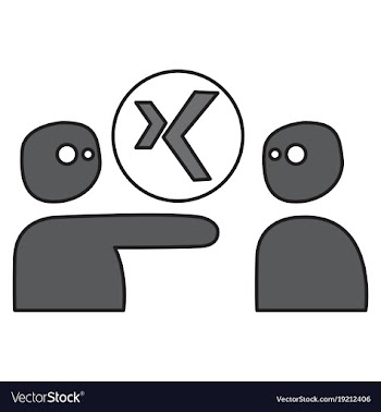 Logo xing icon social social media social network vector image