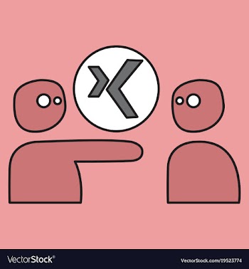 Logo xing icon social social media social network vector image