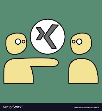 Logo xing icon social social media social network vector image