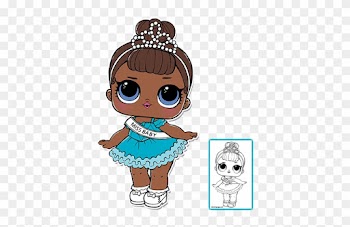 Lol Series 1 Color Sheet Miss Baby - Lol Surprise Miss Baby