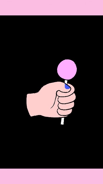 Lollipop border mobile wallpaper, pink | Free Vector - rawpixel