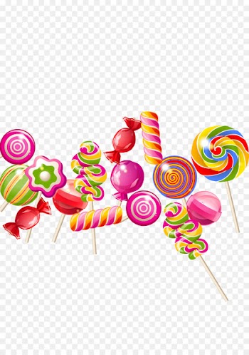 Lollipop Candy cane Taffy - candy 
