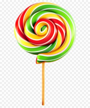Lollipop Candy Clip art - Multicolor Lollipop PNG Clipart Image 
