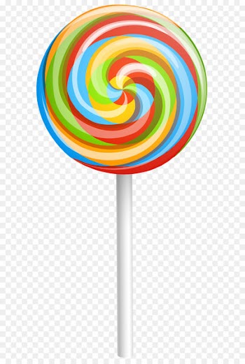 Lollipop Candy Clip art - Rainbow Swirl Lollipop PNG Clip Art Image 