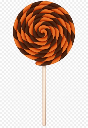 Lollipop Candy Halloween Clip art - Halloween Swirl Lollipop PNG Clip Art Image 