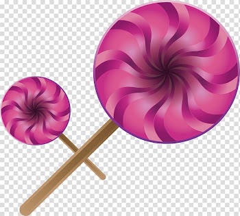 Lollipop Candy Icon, A red spiral lollipop transparent background PNG clipart