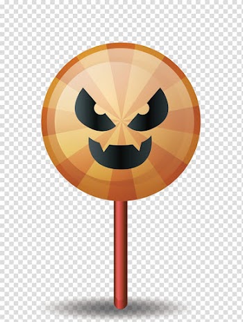 Lollipop Cartoon Illustration, Face lollipop transparent background PNG clipart