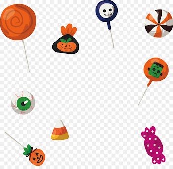 Lollipop Comfit Candy Halloween - Halloween candy pattern 