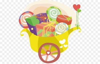 Lollipop Gift Illustration - Lollipop gift 
