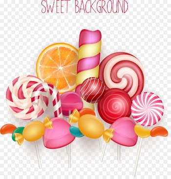 Lollipop Gumdrop Candy Sweetness - Pink dream lollipop 