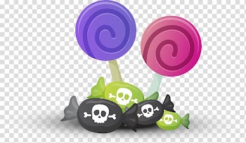 Lollipop Halloween, Halloween lollipop decorative pattern transparent background PNG clipart