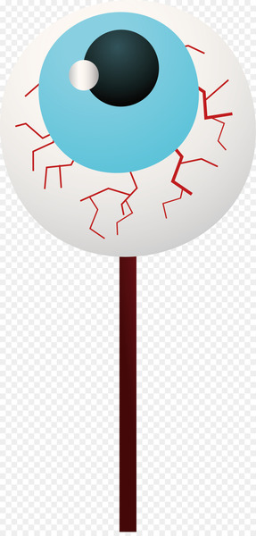 Lollipop Illustration - Horror eye lollipop 