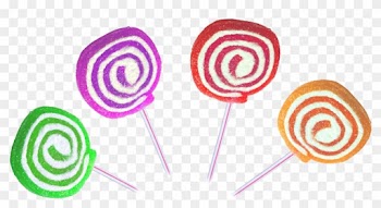 Lollipop Rainbow Candy Clip Art - Lollipop