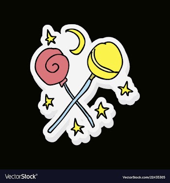 Lollipop set vector image