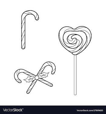 Lollipops candies and sweets vector image