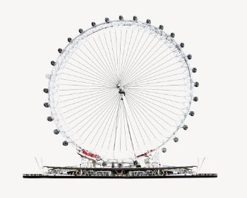 London Eye sticker, UK's famous | Free PSD - rawpixel