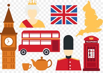 London Flag of the United Kingdom Illustration - Vector double decker bus 