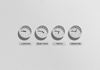 London New York Tokyo and Moscow Clocks
