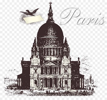 London Paris Postage stamp - paris 