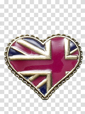 LONDON s, red and blue heart decor transparent background PNG clipart