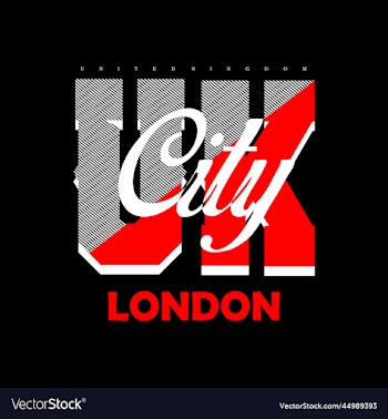 london typography design t - shirt print