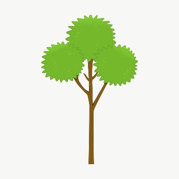 Lone tree clipart, illustration vector. | Free Vector - rawpixel