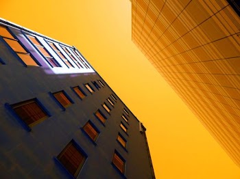 Long-angle Photo of Gray Building